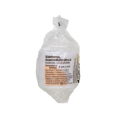 APTEEKKI Sideharso itseensäkiinnittyvä 4 cm x 4 m 1 kpl