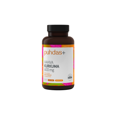 Puhdas+ Vahva Kurkuma 600 mg 120 vegekaps