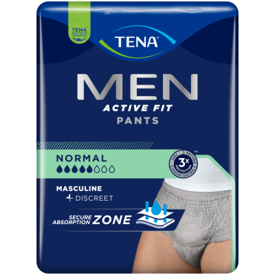TENA Men Pants Normal S/M harmaa 772702 12 KPL