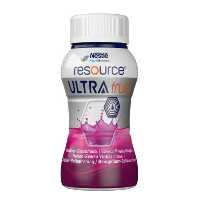 Resource Ultra Fruit Vadelma-Mustaherukka 4x200 ml