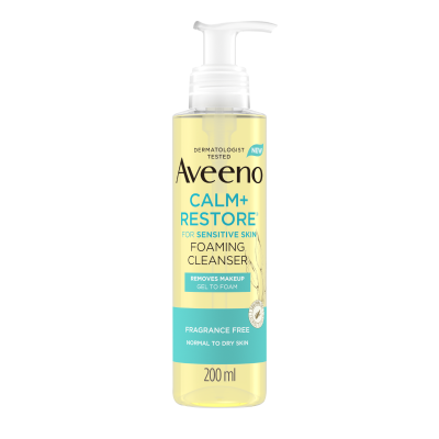Aveeno Calm+Restore foaming cleanser 200 ml