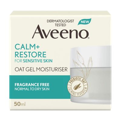 Aveeno Calm+Restore oat gel moisturiser 50 ml