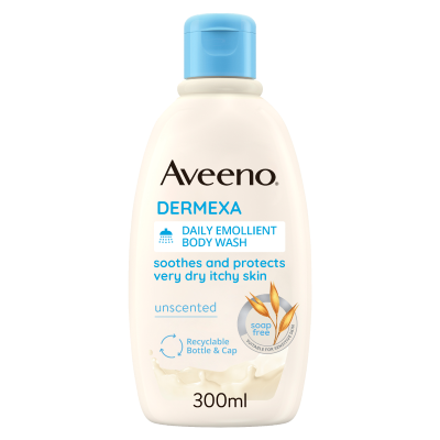 Aveeno Dermexa Daily Emollient Body Wash pesuneste 300 ml