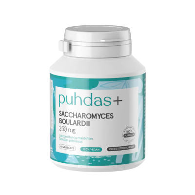 Puhdas+ Saccharomyces boulardii 250 mg 60 kpl