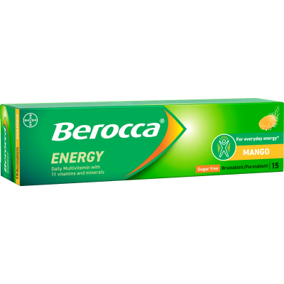 Berocca Energy Mango poretabletti 15 kpl