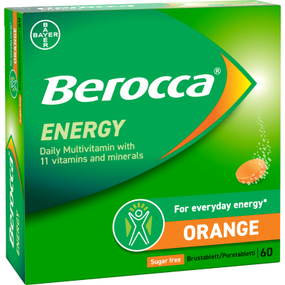 Berocca Energy Orange poretabletti 60 kpl