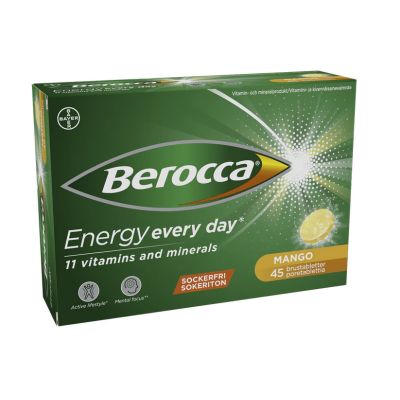 Berocca Energy Mango poretabletti 45 kpl