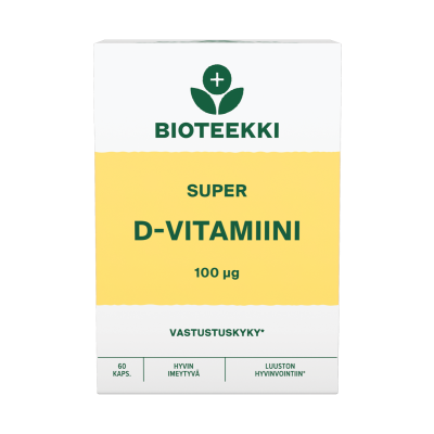 Super D-vitamiini 100 mikrog. 60 kaps