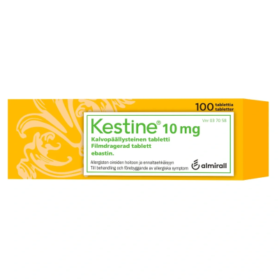 KESTINE tabletti, kalvopäällysteinen 10 mg 100 fol