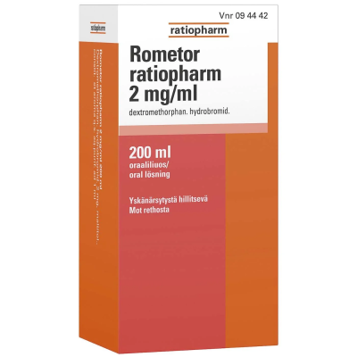 ROMETOR RATIOPHARM oraaliliuos 2 mg/ml 200 ml