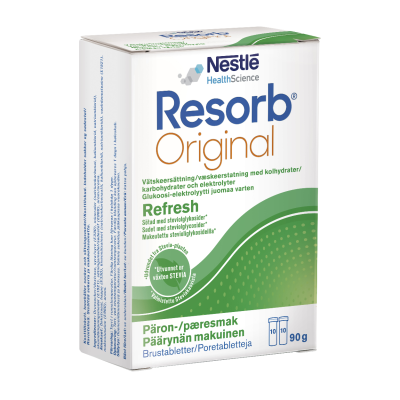 Resorb Original Päärynä 2x10 tablettia