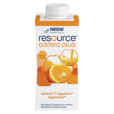 Resource Addera Plus Appelsiini 4x200 ml