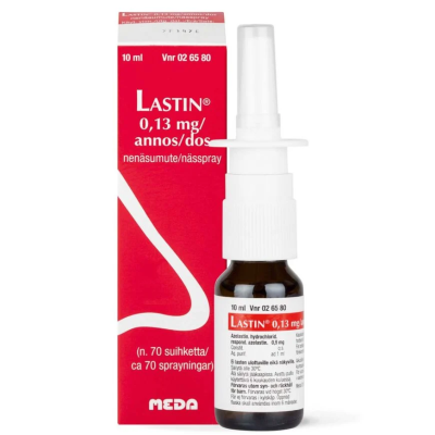 LASTIN nenäsumute, liuos 0,13 mg/annos 10 ml