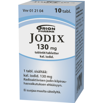 JODIX tabletti 130 mg 10 kpl