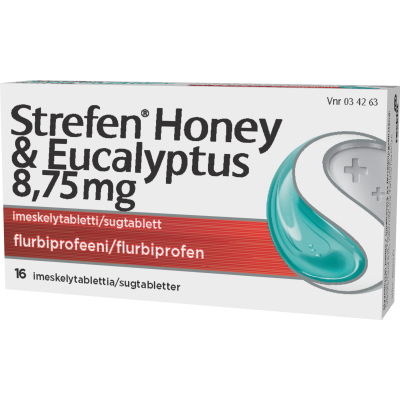 STREFEN HONEY & EUCALYPTUS 8.75 mg 16 fol