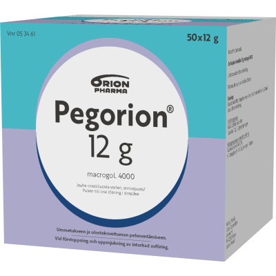 PEGORION jauhe oraaliliuosta varten, annospussi 12 g 50 x 12 g