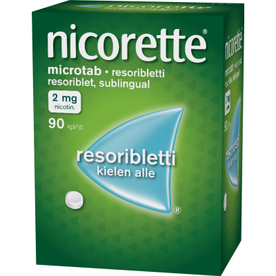 NICORETTE MICROTAB resoribletti 2 mg 90 fol