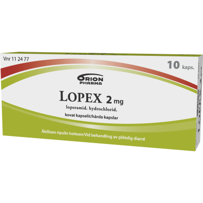 LOPEX kapseli, kova 2 mg 10 fol