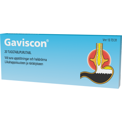GAVISCON purutabletti 20 fol