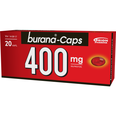 BURANA-CAPS kapseli, pehmeä 400 mg 20 fol
