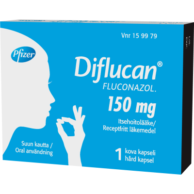 DIFLUCAN kapseli, kova 150 mg 1 fol