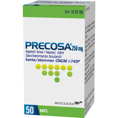 PRECOSA kapseli, kova 250 mg 50 kpl