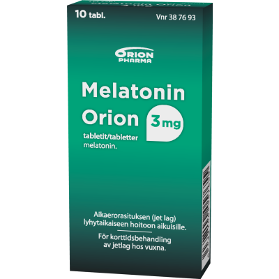 MELATONIN ORION tabletti 3 mg 10 fol