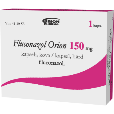 FLUCONAZOL ORION kapseli, kova 150 mg 1 fol