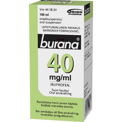 BURANA oraalisuspensio 40 mg/ml 100 ml