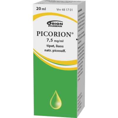 PICORION tipat, liuos 7,5 mg/ml tiputin 20 ml