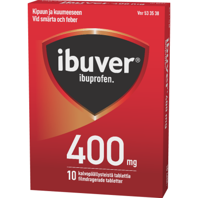 IBUVER tabletti, kalvopäällysteinen 400 mg 10 fol
