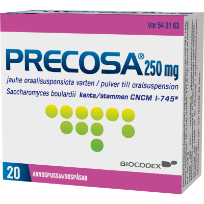 PRECOSA jauhe oraalisuspensiota varten 250 mg 20 kpl