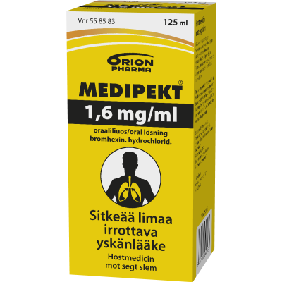 MEDIPEKT oraaliliuos 1,6 mg/ml 125 ml