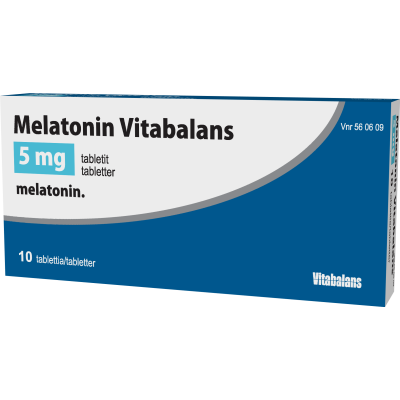 MELATONIN VITABALANS tabletti 5 mg 10 fol