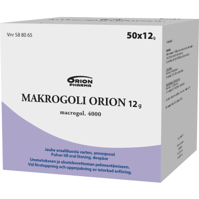 MAKROGOLI ORION 12 G 50 x 12 g