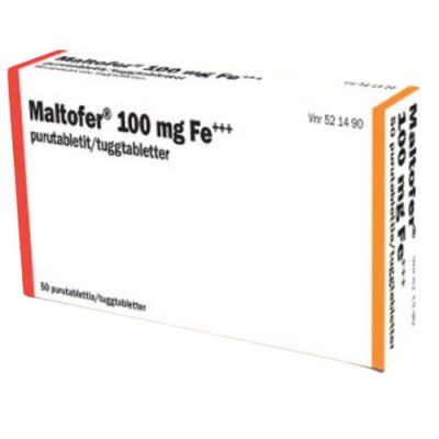 MALTOFER purutabletti 100 mg 50 fol