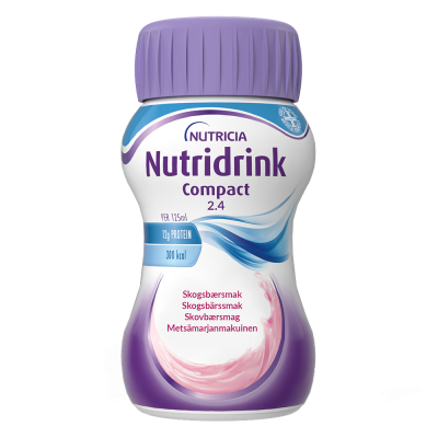 Nutridrink Compact metsämarja 4x125 ml