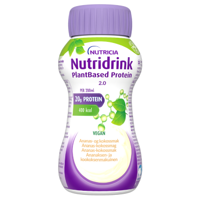 Nutridrink Plantbased protein 2.0 ananas-kookos 4x200 ml