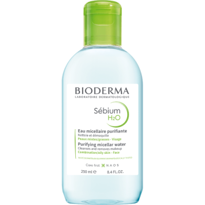 Bioderma Sebium H2O Micellar Water, rasvainen ja sekaiho 250 ml