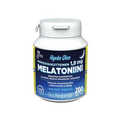 HYVÄN OLON MELATONIINI 1,9 MG 200 TABL