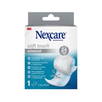 Nexcare Universal Soft Touch -laastari 1 m x 8 cm 1 kpl