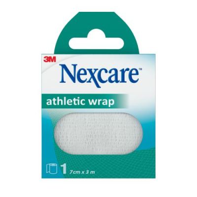 Nexcare-urheiluside valkoinen 7 cm x 3 m 1 kpl