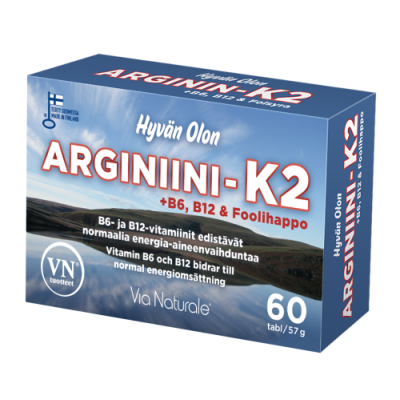Hyvän Olon Arginiini + K2 60 tabl