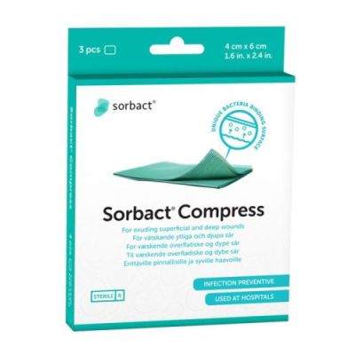 Sorbact Compress 4 cm x 6 cm 98127 3 KPL