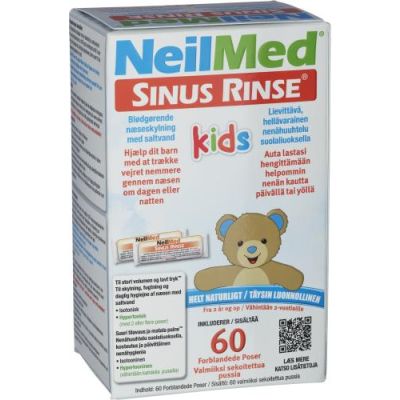 Sinus Rinse Kids suola-annospussi 60 kpl