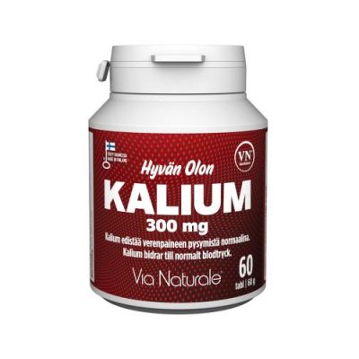 Hyvän Olon Kalium 300 mg 60 tablettia