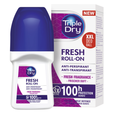Triple Dry 100 h Fresh Antiperspirant Roll-On Tuoksu 50 ml