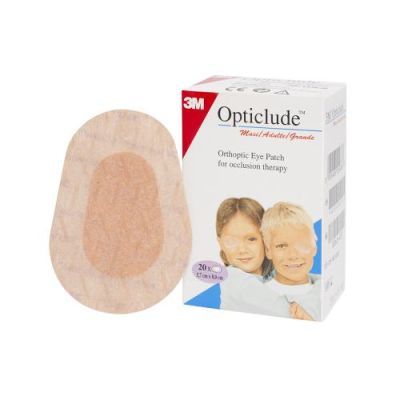 3M Opticlude Maxi 5,7 x 8 cm ihonvärinen 20 kpl