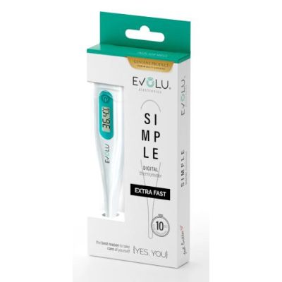 Evolu Simple digital digitaalinen kuumemittari 1 kpl