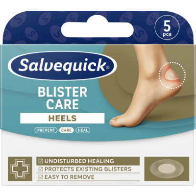 Salvequick Blister Care Heels rakkolaastari 5 kpl